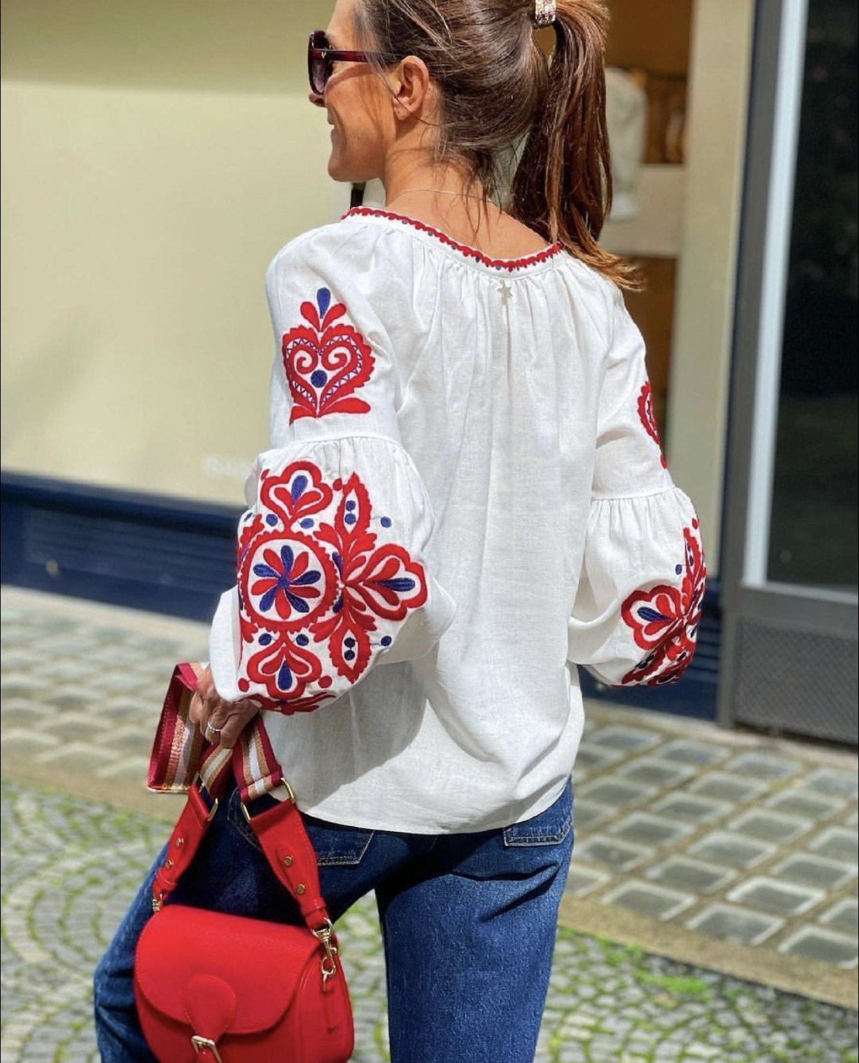 MARIA EMBROIDERED SHIRT