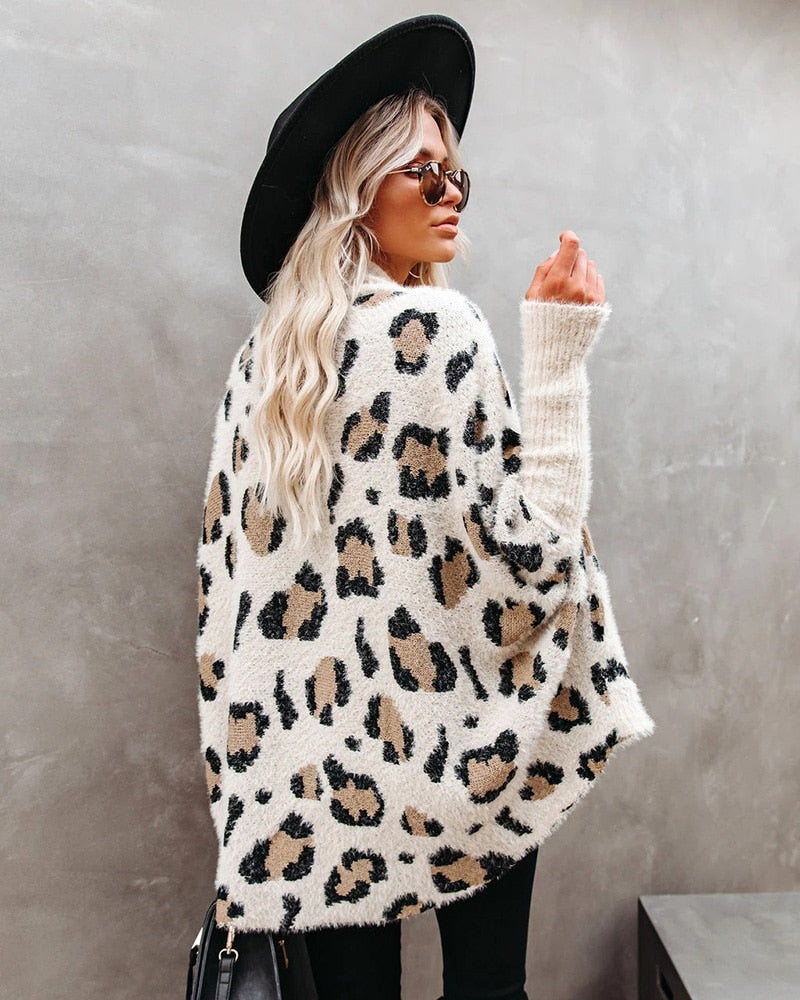 Perfection Leopard Knit Cardigan
